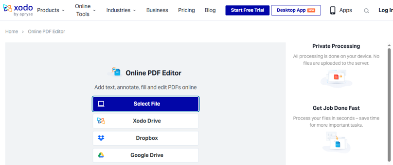 Insert a Blank Page in a PDF Using Xodo Online Editor 1