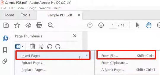 How to Add Pages to a PDF in Adobe Acrobat 1