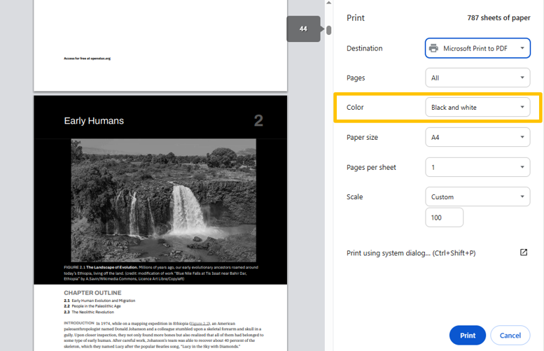 Convert PDF Color to Black and White in a Browser 2