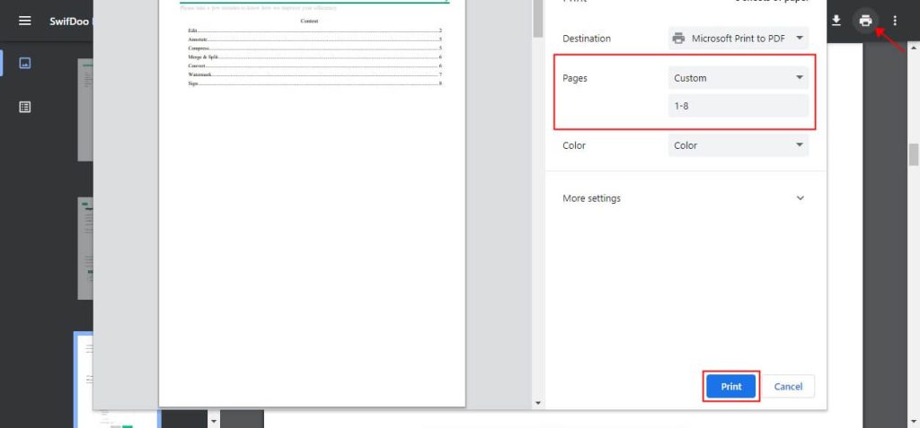 Chrome Delete PDF Pages