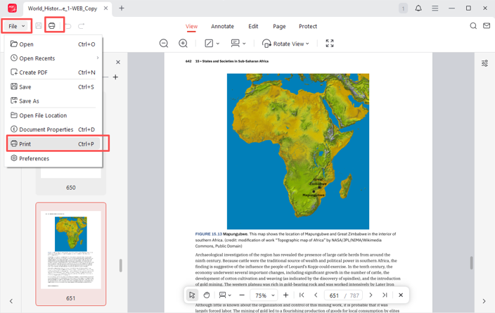 How to Print to Flip on Long Edge or Short Edge: Step 2