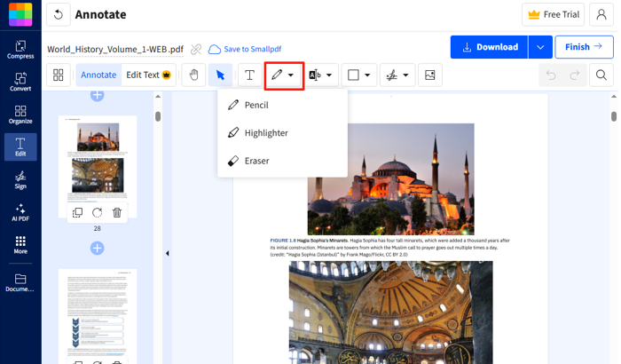 Draw on PDFs Online 2