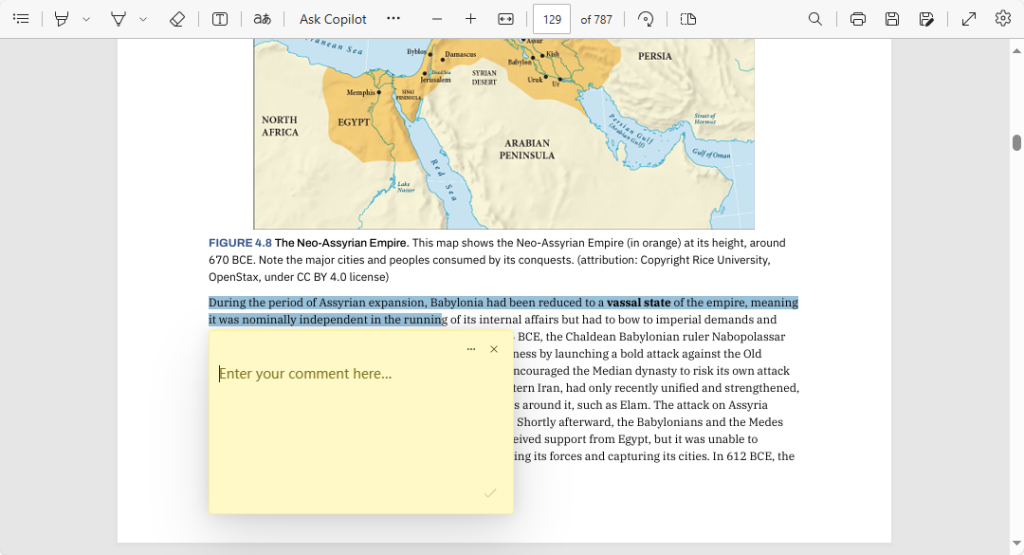 Edit a PDF for Free on Windows in Microsoft Edge step 2