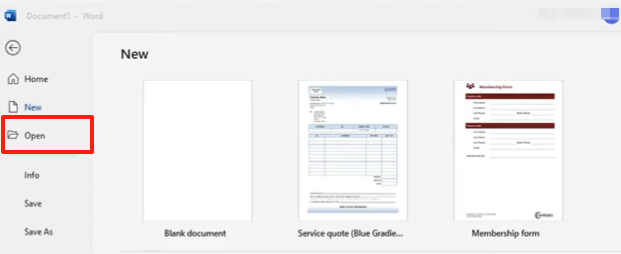 How to Edit a PDF File on Windows Using Microsoft Word step 1