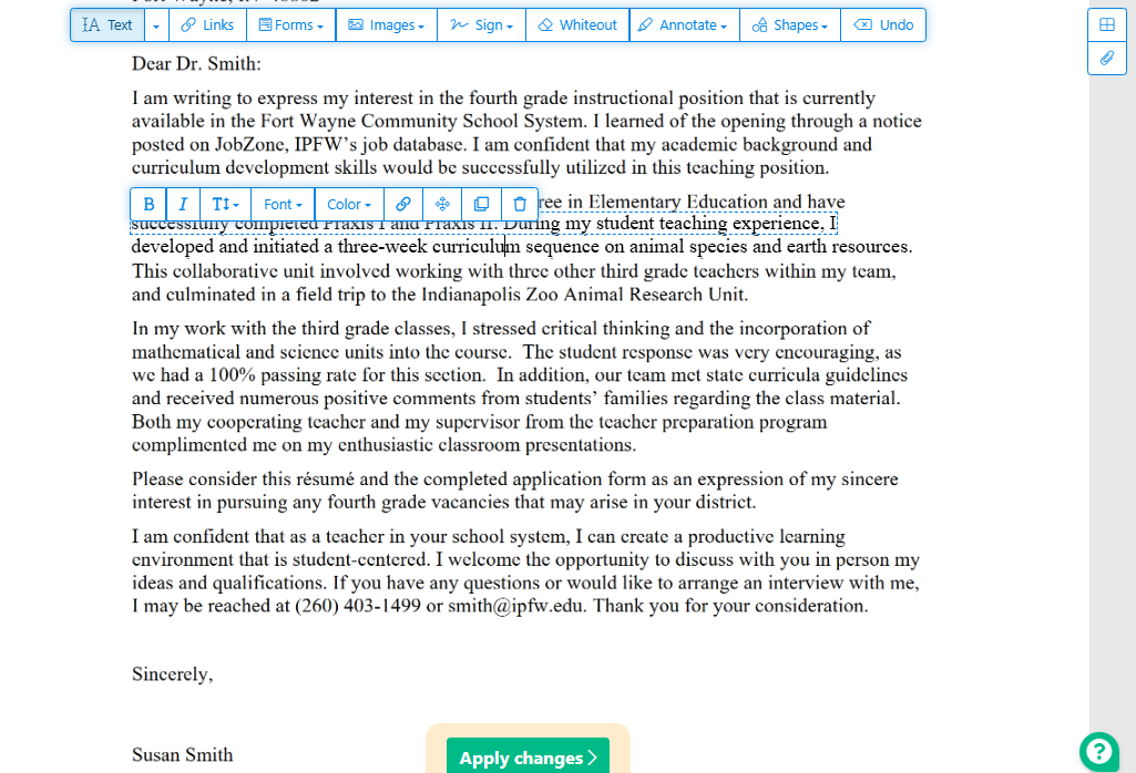 How to Edit PDF Text Online with Sejda 2