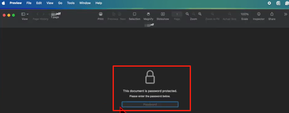 How to Remove Password Protection from a PDF in Preview 1