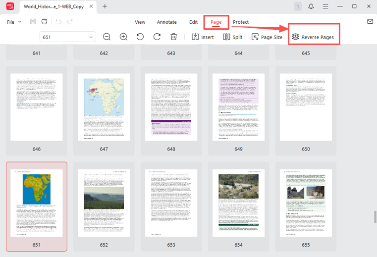 Reverse PDF Page Order Using JOPDF step 3