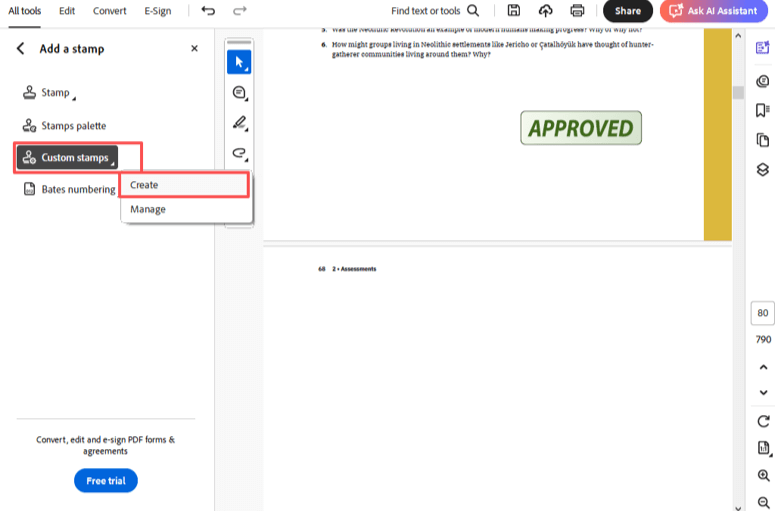 How to Stamp a PDF in Adobe Acrobat 3