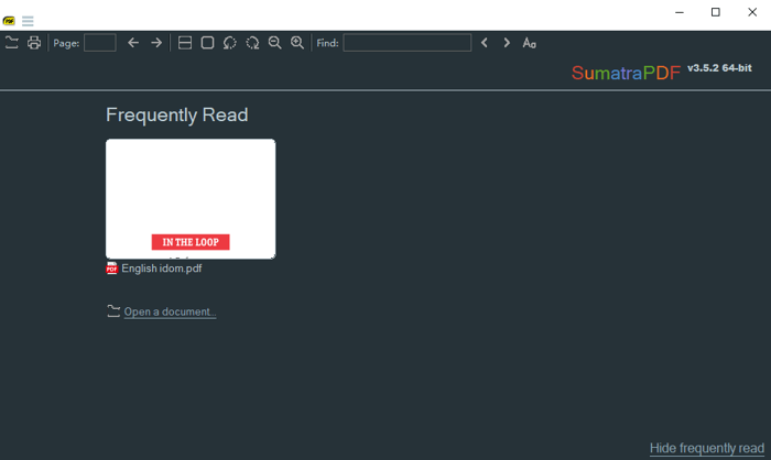 best PDF reader for Windows SumatraPDF