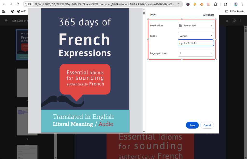 Extract Pages Using a Browser