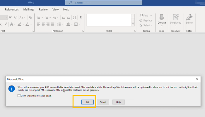 How to Edit a PDF in Word for Free 2