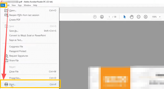 Print PDF Multiple Pages per Sheet with Adobe Reader 1