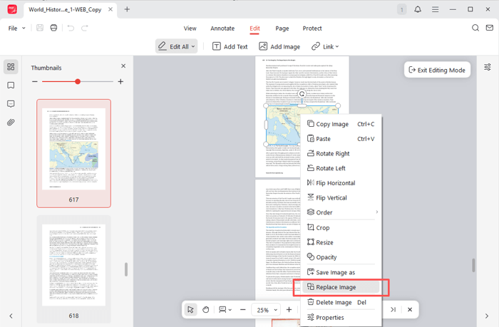 Replace an Image in a PDF with JOPDF 2