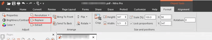 How to Replace an Image in a PDF with Nitro Pro 2