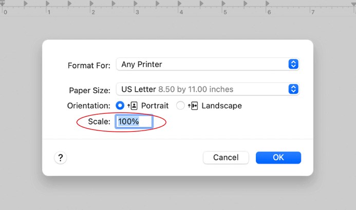 Resize PDF in Preview
