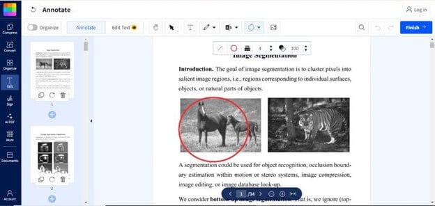 Smallpdf Draw a Circle