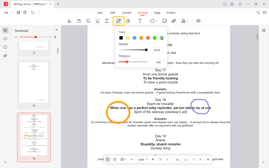 Draw Circle in PDF
