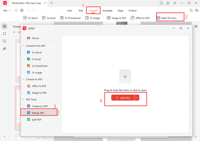 Combine Password-protected PDFs without Acrobat 3