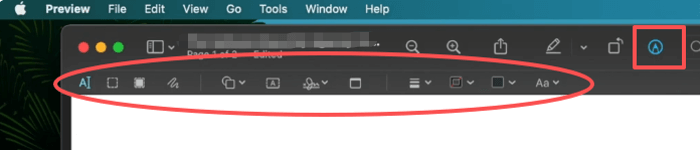 How to Edit a Bank Statement in Preview 1