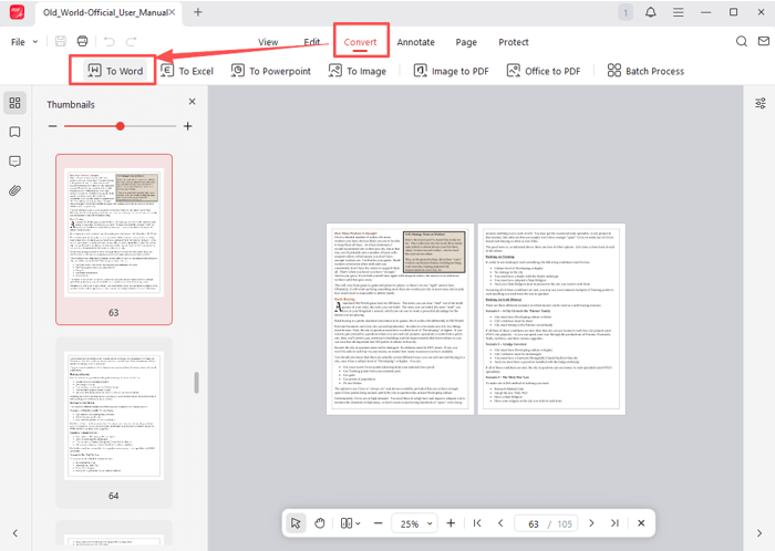 How to Save PDF as Word with JOPDF 1