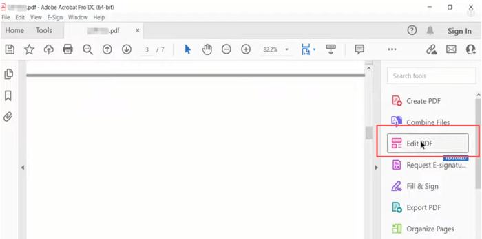 Rotate a PDF Image with Adobe Acrobat Pro 1