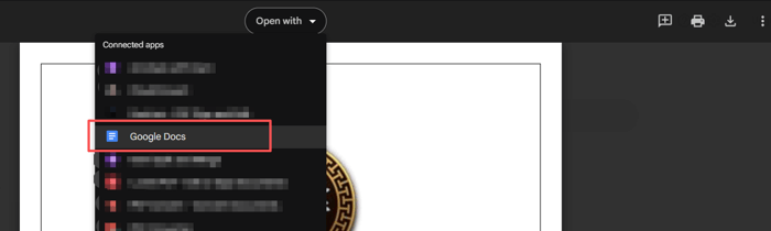 How to Rotate an Image in a PDF with Google Docs 1