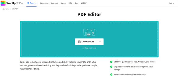 Smallpdf Editor
