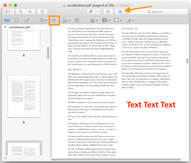 Add Text to a PDF