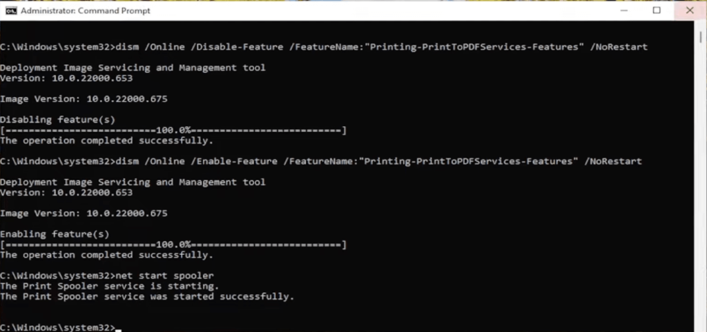 Open Command Prompt as an administrator