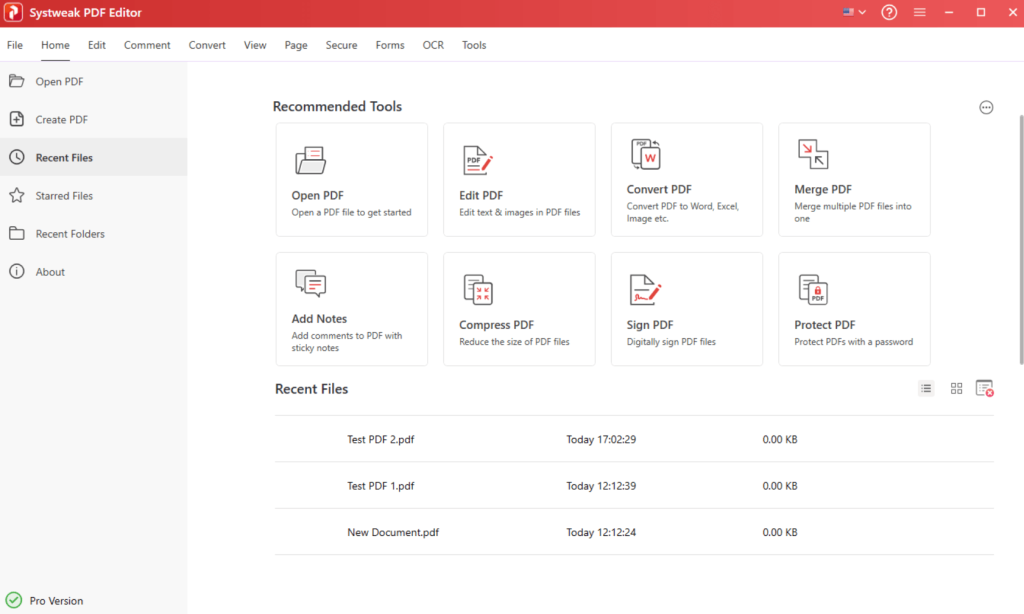 best PDF reader for Window Systweak PDF Editor