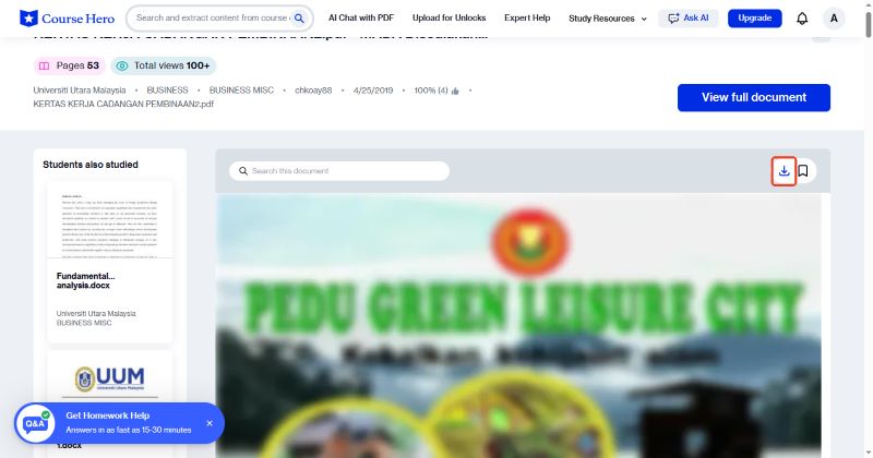 Download Course Hero