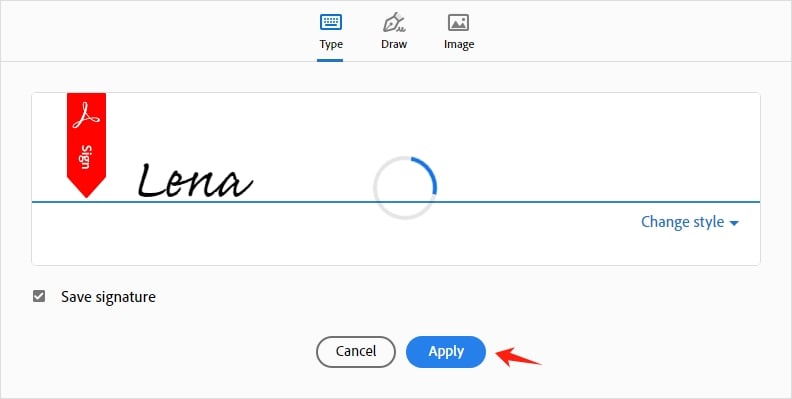 Create Signature Adobe