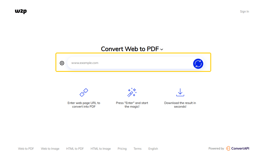 Online Website to PDF Converter