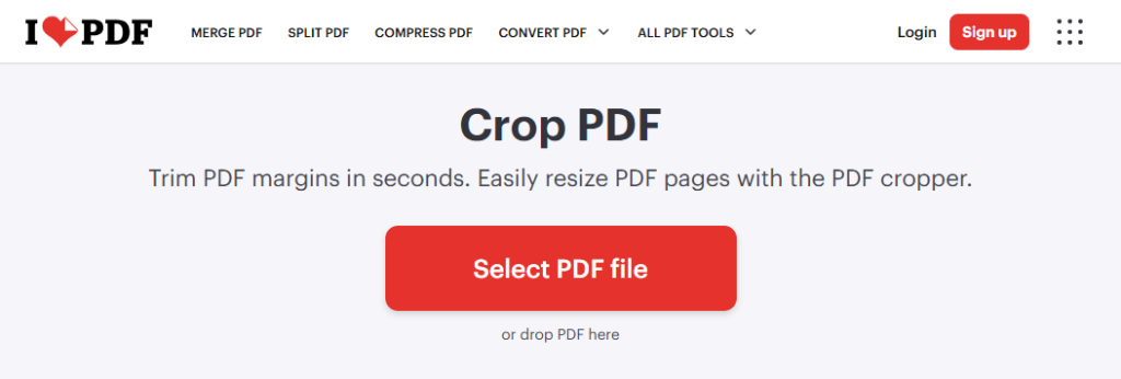 iLovePDF Upload