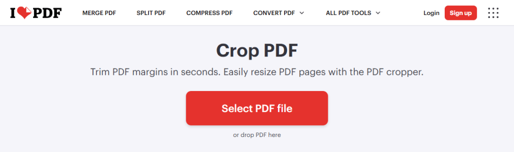 Upload to iLovePDF