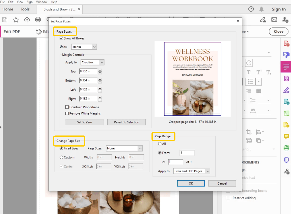 Set Page Boxes