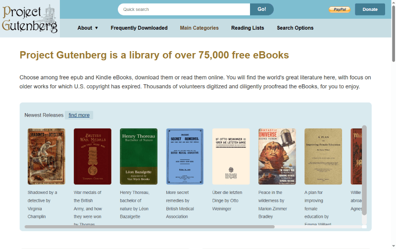 Project Gutenberg