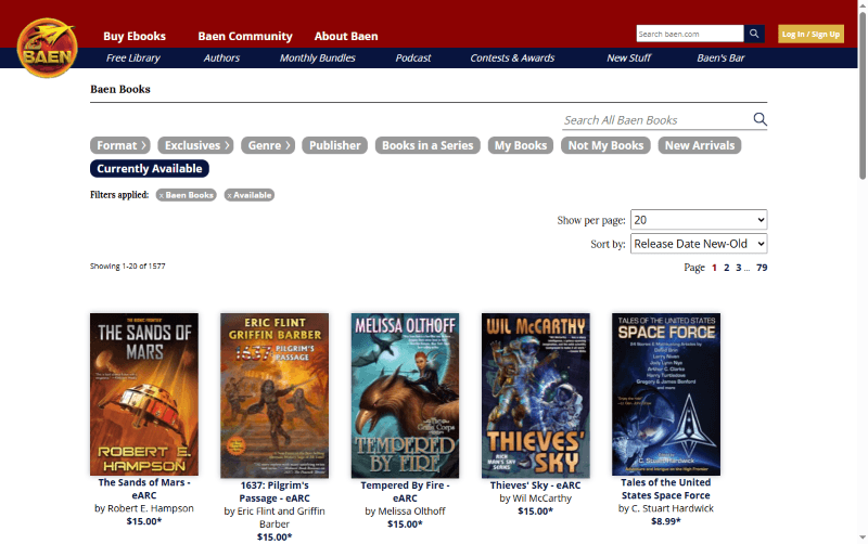 Baen Free Library