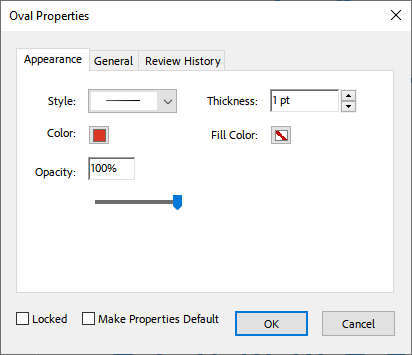 Customize the appearance of a shape in Adobe Acrobat Reader