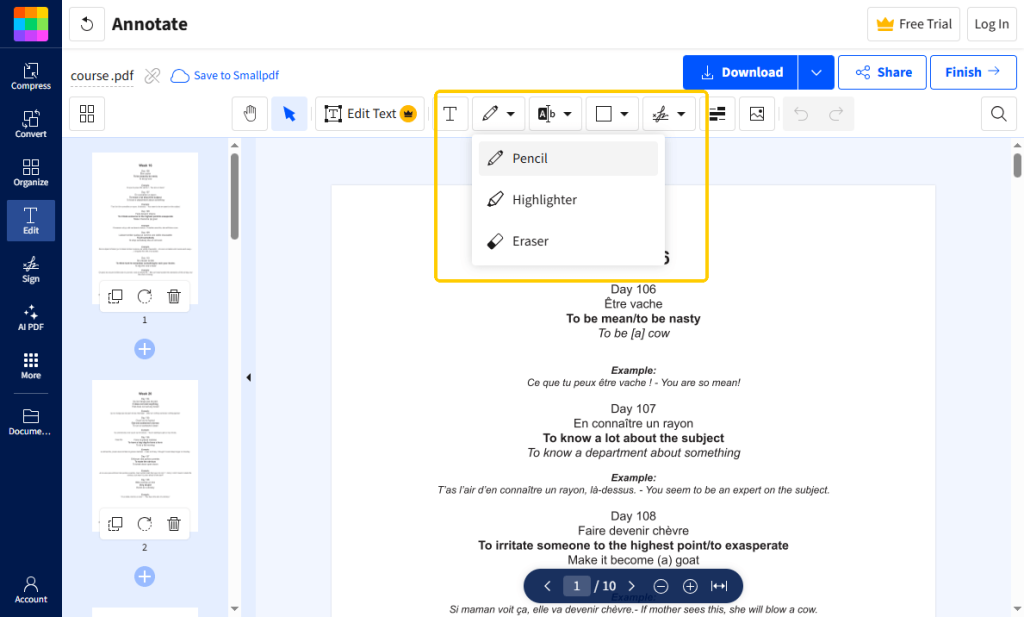 Smallpdf Annotate