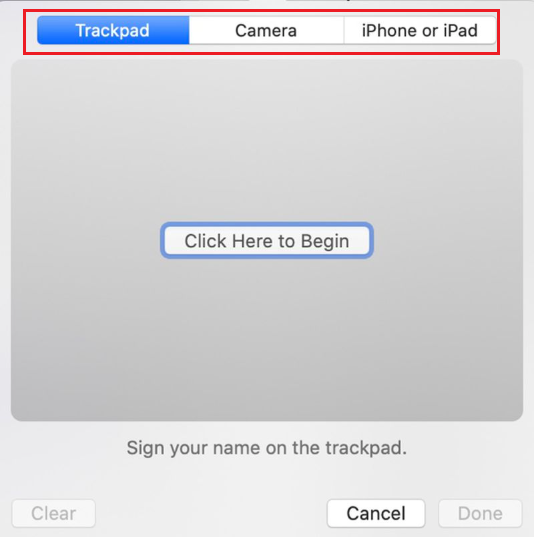 Create and add a signature to a PDF in Preview