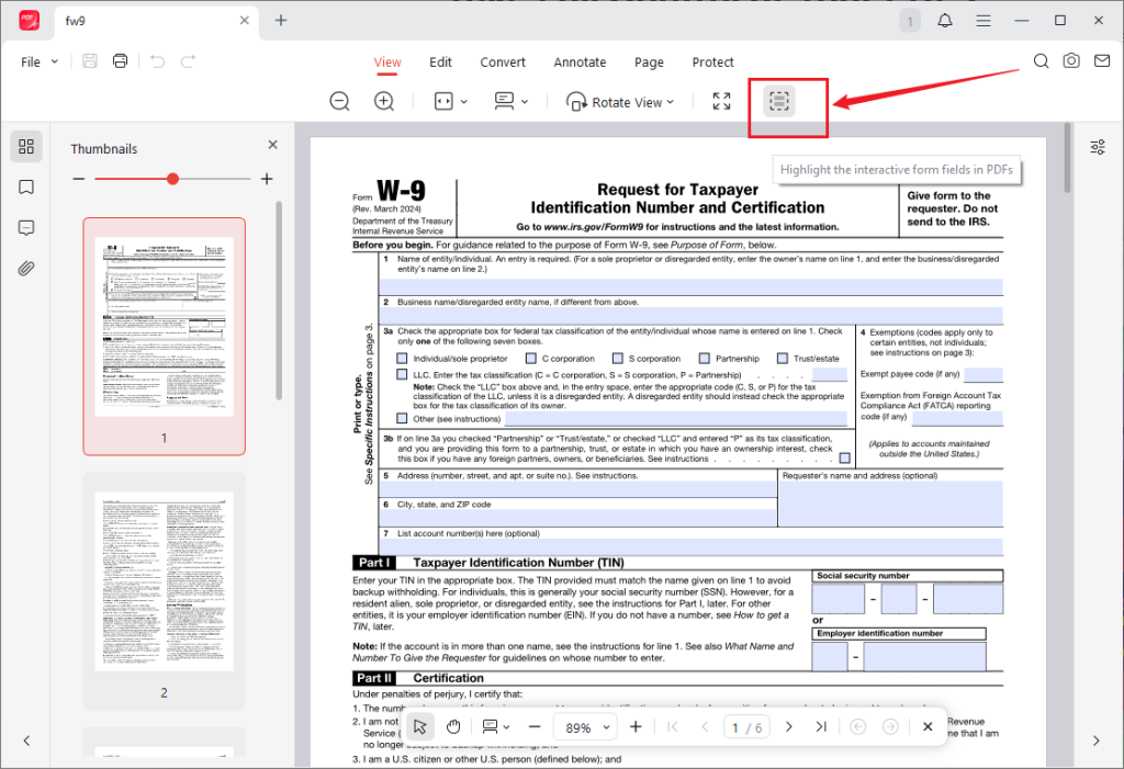 Recognize and fill a PDF form in JOPDF