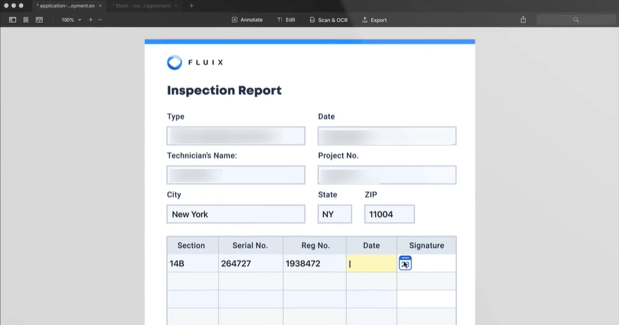 Fill out a PDF in PDF Expert