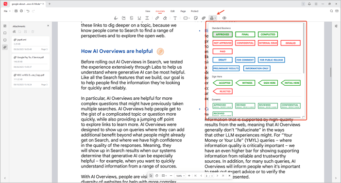 add stamps to PDF with JOPDF