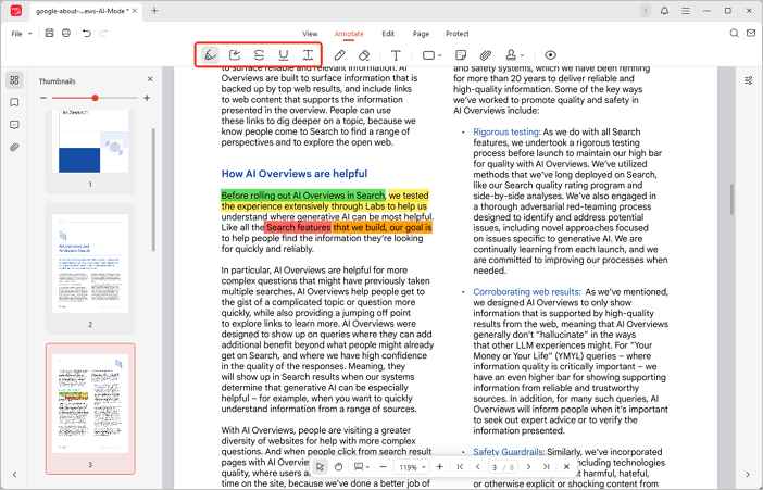 mark up text in PDF with JOPDF