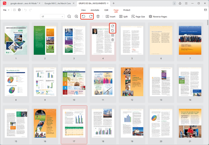 rotate pages in PDF with JOPDF