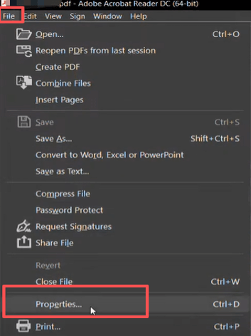 Identify the Font from PDF Using Adobe Acrobat 1