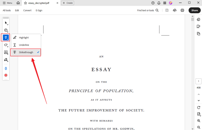 Guide on How to Strikethrough in PDF [5 Targeted Ways]