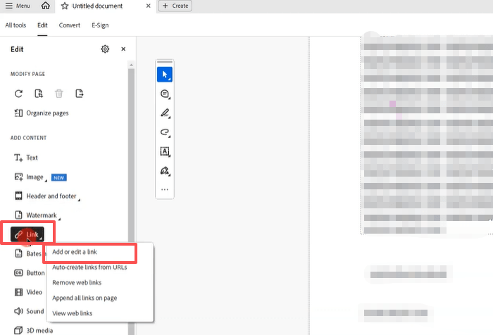 Link to a Page in a PDF in Adobe Acrobat 2