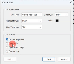 Link to a Page in a PDF in Adobe Acrobat 3